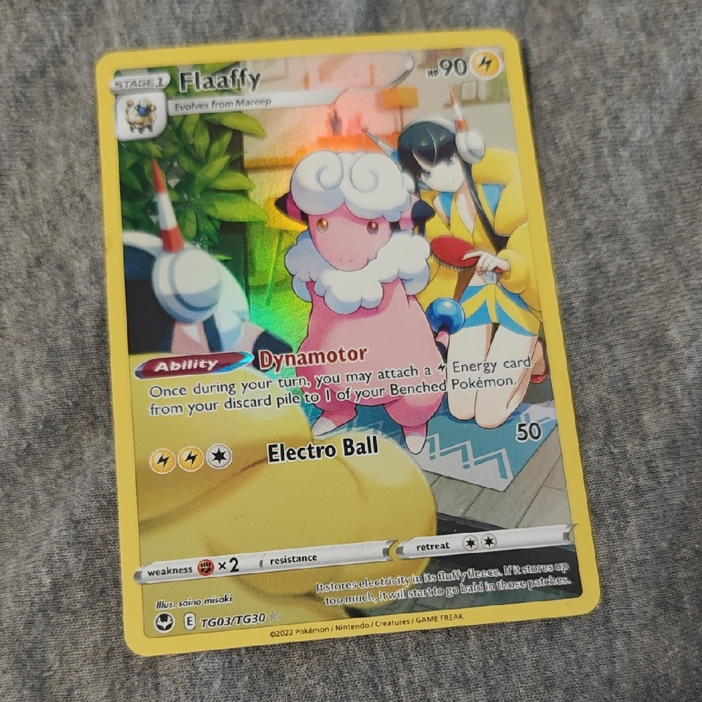 Flaaffy Pokémon Card rare illustrated card